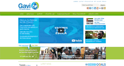 Desktop Screenshot of gavi.org