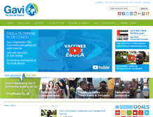 Tablet Screenshot of gavi.org